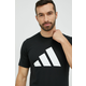 Adidas TR-ES FR LOGO T, muška majica za fitnes, crna BXH37