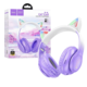 W42 Cat Ears, Purple Grape, Bežične stereo slušalice, Bluetooth v5.3, 400mAh