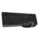 A4 TECH Fstyler Multimedia Wireless Desktop Set bežična tastatura i optički miš A4 Tech FG1010(Gray)