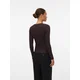Vero Moda Top Chloe 10306897 Rjava Slim Fit