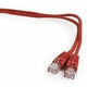 GEMBIRD - Patch Cable, U/UTP Cat.5e, Red, 3m