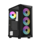 Kuciste Raidmax Vector 158 Black 3x RGB fan/Window/V158TBS