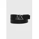 Armani Exchange za moške. 951017CC50554120 Črni usnjeni pas (30), Črna, Priložnostno, Classic