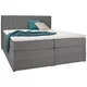 Premium Living Postelja Boxspring Simon Svetlo Siva, 160x200