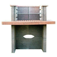 Kamin za roštiljanje (Dimenzija rešetke za pečenje: 88 x 55 cm)