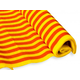Jolly krep papir, žuta sa crvenim trakama, 50 x 200cm ( 135645 )