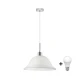LED Lestenec na vrvici 1xE27/60W/230V bela