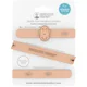 Matchstick Monkey Multi-Use Product Holder večnamenska zaponka Dusty Pink 1 kos
