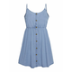 VERO MODA Dolga srajca FLICKA, modra