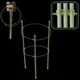 Garden Line Podpora za rastline z obročkom 30 cm *4295