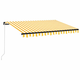 Tenda na ručno uvlačenje 350 x 250 cm žuto-bijela