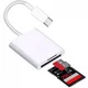 CO2 CO2 USB-C ADAPTER ZA BRALNIK KARTIC USB TIPA C MICRO SD/TF ADAPTER DO 256GB