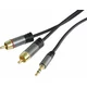 PremiumCord HQ Stereo Jack 3.5mm-2xCINCH M/M 5 m Audio kabel
