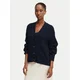 Tommy Hilfiger Pletena jopica WW0WW50078 Mornarsko modra Relaxed Fit
