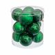 Globuri de Crăciun Zelena Plastika 8 x 8 x 8 cm (12 kom.)