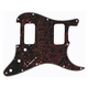 FENDER STRAT PICKGUARD HH TORTOISE SHELL