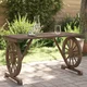 vidaXL Vrtna miza 90x50x40 cm trden les jelke