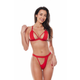 Ero MAURA SET RED XXL/XXXL (BRA&STRING/BIUSTONOSZ&STRINGI)