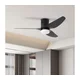 ZEVENTI - LED plafonski ventilator PADUA LED/18W/230V Wi-Fi Tuya crna + daljinski upravljač