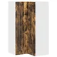 Vidaxl omara za vogal LUCCA Dimljen hrast 57 x 57 x 100 cm