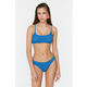 Trendyol Blue Gippes Regular Leg Bikini Bottoms