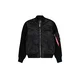 ALPHA INDUSTRIES Prehodna jakna MA-1 črna