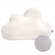 Vzglavnik CLOUD siv s plišem
