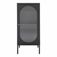 Črna kovinska vitrina 50x110 cm Adelaide – House Nordic
