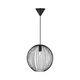 Nordlux - Luster na sajli BERONI 1xE27/60W/230V crna O 35 cm