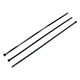 shumee Kabelske vezice, kabelske vezice, vezice za vezice, kabelske vezice, 9,0 x 550 mm 100 kos v vrečki črne UV obstojne, Teger