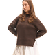 Cropp - Navaden pulover - rjava