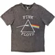 Pink Floyd DSOTM Arched Logo Charcoal Grey L Majica