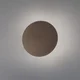 TK Lighting Stenska svetilka Luna, rjava, posredna svetloba, O 30 cm, jeklo - Dnevna soba/jedilnica - Kovina