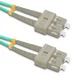 Qoltec SC/UPC optični patchcord - SC/UPC | Večmodni | 50/125 | OM4 | Duplex | 10 m