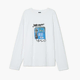 Cropp - Bela majica s printom - white