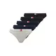 Tommy Hilfiger Underwear Tangice mornarska/pegasto siva/rdeča/črna