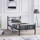 HANAH HOME Krevet Akin Black 100 x 200