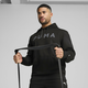 Mens Puma CLOUDSPUN Branded Hoodie, Black, Size L, Clothing