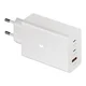 Punjač Fast Charging Adapter Trio (USB-Cx2,USB-A) za Samsung PD 65W, Beli