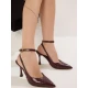 Trendyol Shoes Ženske cipele Takss25To00082, Bordo