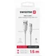 SWISSTEN PODATKOVNI KABEL TEXTILE II USB/USB-C 1,5 M BELA