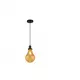 RUSTIK 118 VISILICA 1*E27 BLACK/YELLOW GLASS