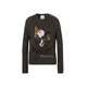 PRINCESS GOES HOLLYWOOD Pulover Snoopy Western Intari karamel/temno rjava/črna/bela