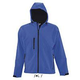 Sols Muška Softshell jakna sa kapuljačom Replay Blue veličina XL 46602