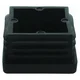 shumee ČRNI PLASTIČNI POKROV 25*25MM