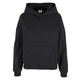 Womens Organic Oversized Hoodie Black