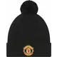 Manchester United FC Zimska kapa Kids Wordmark Bobble Beanie Black Youth