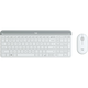 Logitech MK470 Slim Combo brezžična tipkovnica in miška, bela