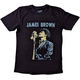 James Brown Majica Holding Mic Unisex Black M