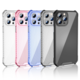 Maska Carbon shield iPhone 14 Pro pink